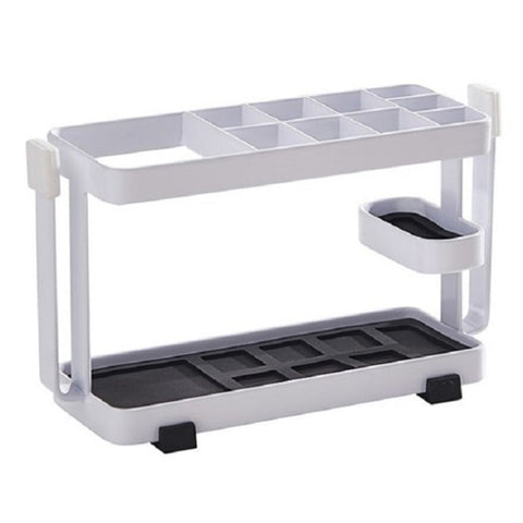 Toothbrush Holder Metal+Silicone Wall-Mounted Toothpaste Cup Hanger for Bathroom