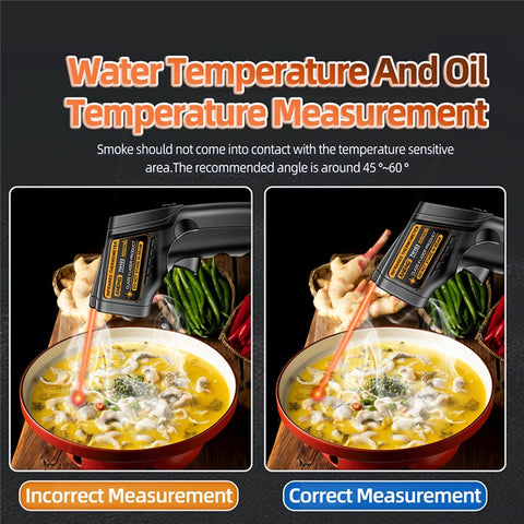 ANENG TH103 Digital Infrared Thermometer Temperature Gun -20 - 380 Degrees Celsius Handheld Non Contact Reverse Screen Industrial Tool