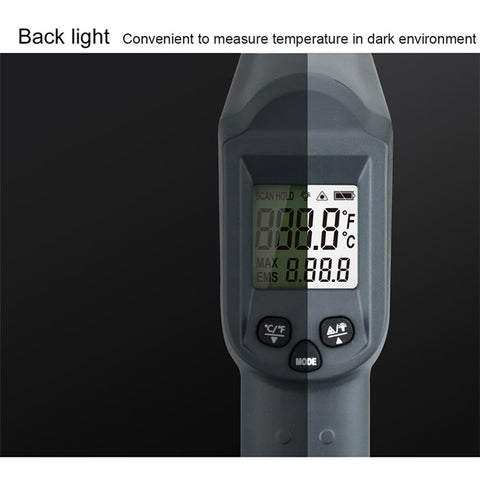 KAEMEASU KM-380AH Non-contact Industrial Infrared Thermometer Temperature Measuring Gun