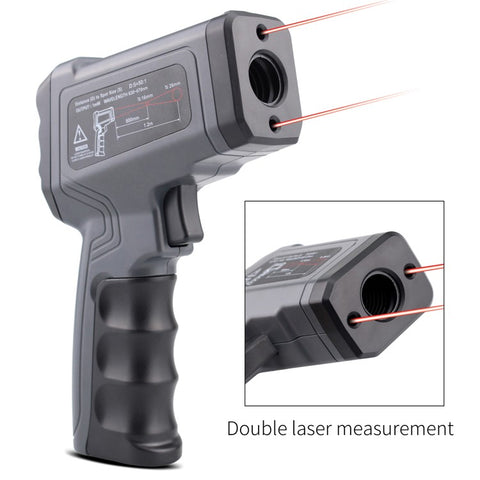 KAEMEASU KM-IT1600 Double Laser Digital Infrared Non-Contact Electronic Thermometer Gun