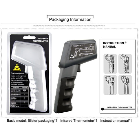 KAEMEASU KM-550AH Non-contact Temperature Measuring Gun Industrial Infrared Thermometer