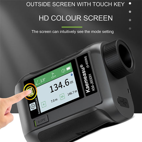 KAEMEASU KM-J800H 5-800m Golfing Range Finder Measuring Tool Voice Broadcast Golf Rangefinder Laser