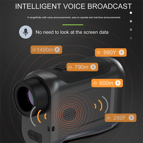 KAEMEASU KM-J800H 5-800m Golfing Range Finder Measuring Tool Voice Broadcast Golf Rangefinder Laser