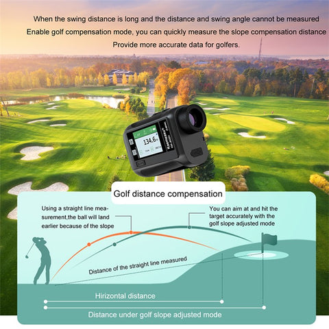 KAEMEASU KM-J800H 5-800m Golfing Range Finder Measuring Tool Voice Broadcast Golf Rangefinder Laser