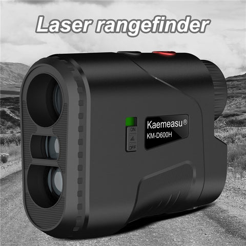 KAEMEASU KM-D600H Golfing Range Finder 5-600m Laser Rangefinder Built-in 450mAh Battery