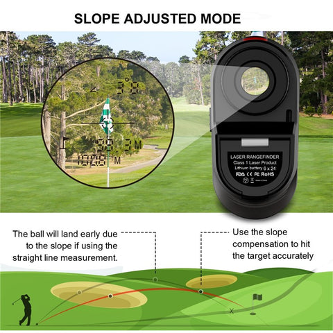 KAEMEASU KM-D800H Built-in 450mAh Battery Golfing Range Finder 5-800m Laser Golf Rangefinder