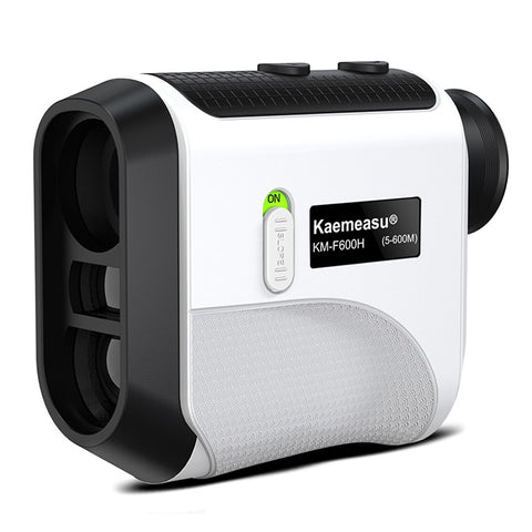 KAEMEASU KM-F600H Golfing Range Finder 5-600m 6.5X Magnification Laser Golf Rangefinder Built-in 450mAh Battery