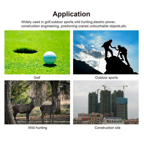 KAEMEASU KM-D450H 5-450m Laser Golfing Range Finder Built-in Battery Golf Rangefinder
