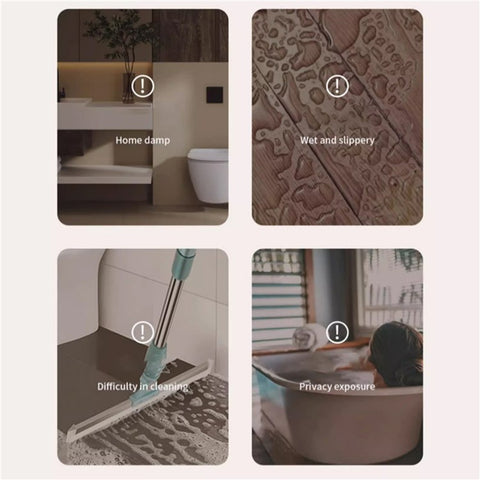 150x180cm Shower Curtain Waterproof Printing Pattern Washable Bath Curtain