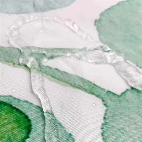 120x180cm Shower Curtain with Hooks 3D Fruit Pattern Polyester Fabric Mildew Resistant Curtain