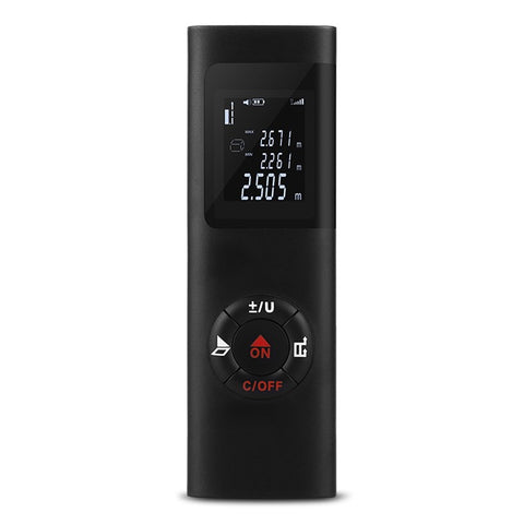 40m Multifunctional LCD Digital Laser Meter Mini Smart Rangefinder Portable Distance Measuring Tool Support USB Charging