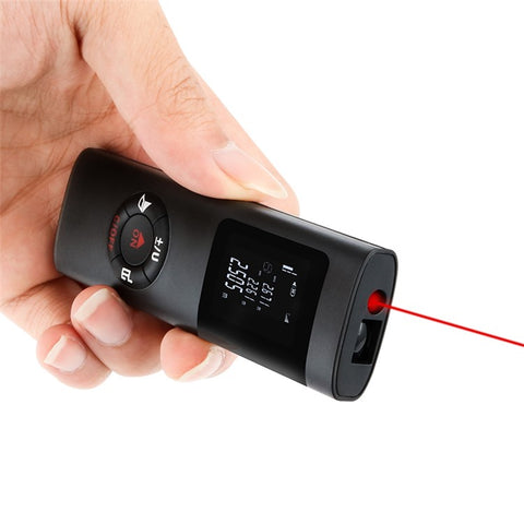 40m Multifunctional LCD Digital Laser Meter Mini Smart Rangefinder Portable Distance Measuring Tool Support USB Charging