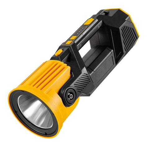 Rotatable Head Solar Powered P50 Flashlight RGB Handheld Lantern Camping Search Light