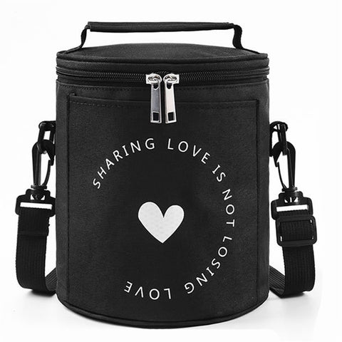 Lunch Bag Leakproof Oxford Cloth Thermal Insulation Lunch Box Case Food Container, Size: S