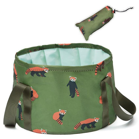 Foldable Basin for Home Fishing Camping Washbasin Bucket Foot Bath Sink Washing Basket, Size S