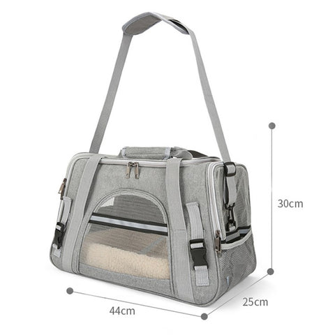 Portable Pet Carrier Shoulder Bag Breathable Oxford Cloth Travel Handbag for Cats Dogs Gift