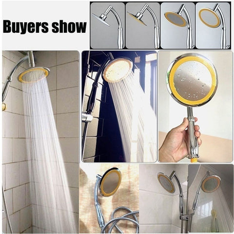 6'' Handheld Shower Head High Pressure Angle Adjustable Enjoy Luxurious Rain Showerhead
