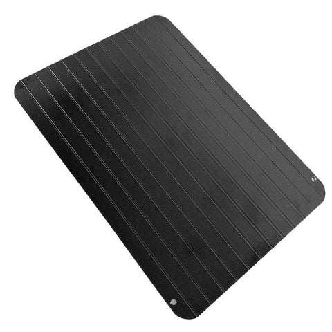 Rectangle Frozen Food Meat Fruit Quick Defrost Board Kitchen Fast Defrosting Tray Thaw Gadget, Size L: 35.5*20.5*0.2cm (No FDA Certificate)