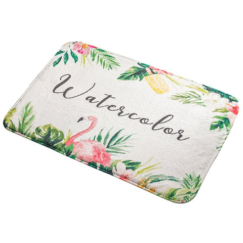 40x60cm Square Entrance Door Mat Non-Slip Water Absorbent Bathroom Mat Carpet