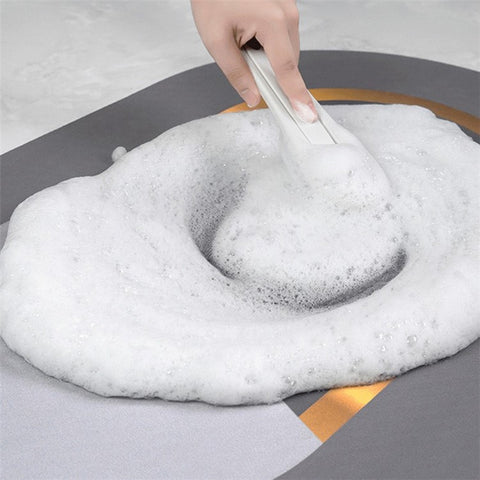 Y-1214-01 40X60cmx3.5mm Diatomud Bath Mat Non-Slip Quick Drying Bathroom Rug Foot Pad