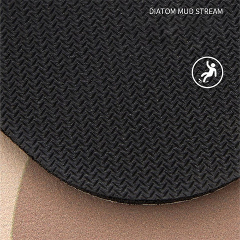 Y-0201-01 50x80cm Diatom Mud Water Absorbent Bath Mat Non-Slip Quick Drying Bathroom Floor Pad