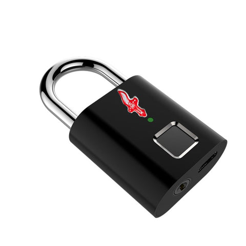 P16 Smart Fingerprint Lock Rechargeable Suitcase Luggage Locker Anti-Theft Security TSA Padlock