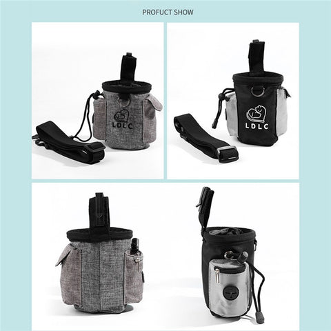 LDLC QS-001 Pet Gift Training Bag Outdoor Multifunctional Dog Snack Bag Dog Treat Pouch Training Supplies