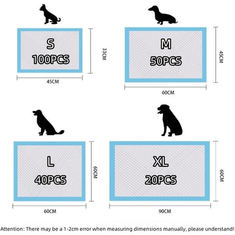 Pet Dog Diapers Thicken Strong Water-Absorbing Deodorizing Disposable Pet Pee Pad