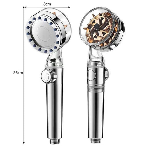 Handheld Pressurized Shower High Pressure Shower Head Back Rubbing Tools Bathroom Accessory
