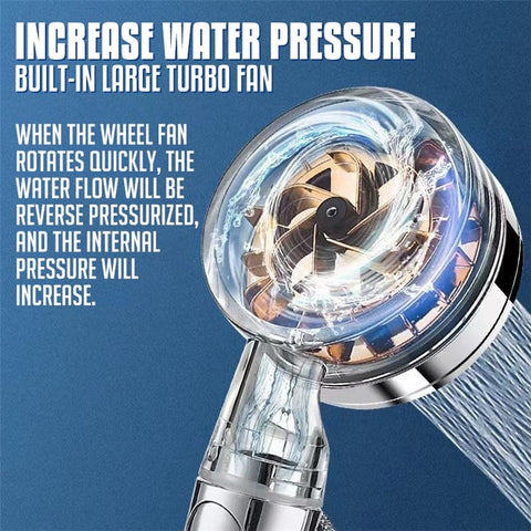 Handheld Pressurized Shower High Pressure Shower Head Back Rubbing Tools Bathroom Accessory