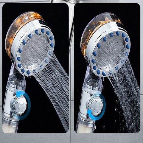 Handheld Pressurized Shower High Pressure Shower Head Back Rubbing Tools Bathroom Accessory