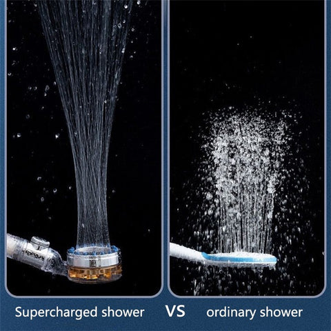Handheld Pressurized Shower High Pressure Shower Head Back Rubbing Tools Bathroom Accessory
