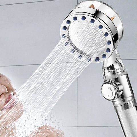Handheld Pressurized Shower High Pressure Shower Head Back Rubbing Tools Bathroom Accessory