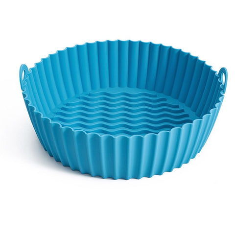 8.5-inch Air Fryer Silicone Liner Baking Tray Reusable Silicone Pot (BPA-free, No FDA Certificate)