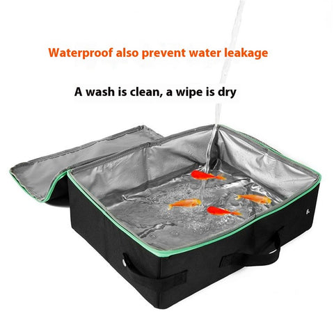 QS-115 Folding Cat Litter Box Portable Oxford Cloth Travel Feces Box Waterproof Mobile Cat Toilet