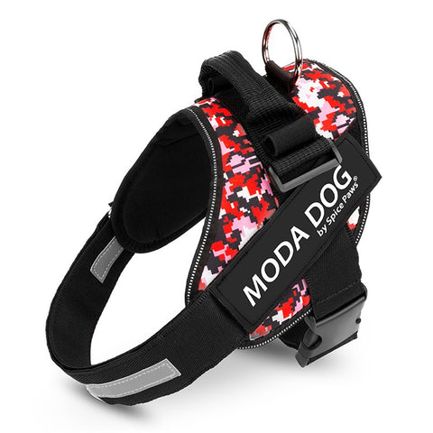 MODA DOG H047 Size L, No Pull Medium / Large Dog Harness Gift Easy Walk Anti-Rush Easy Control Safety Pet Vest