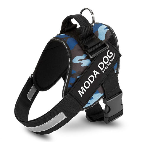 MODA DOG H047 Size L, No Pull Medium / Large Dog Harness Gift Easy Walk Anti-Rush Easy Control Safety Pet Vest