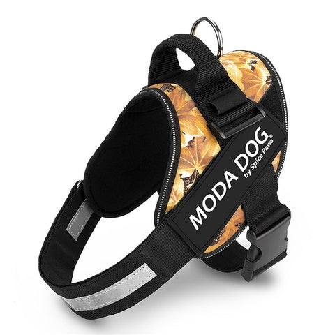 MODA DOG H047 Size L, No Pull Medium / Large Dog Harness Gift Easy Walk Anti-Rush Easy Control Safety Pet Vest