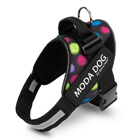 MODA DOG H047 Size L, No Pull Medium / Large Dog Harness Gift Easy Walk Anti-Rush Easy Control Safety Pet Vest