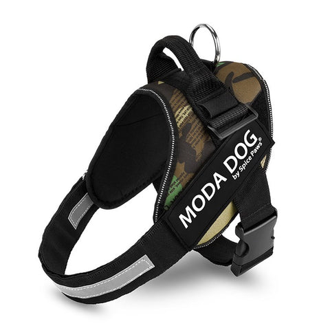 MODA DOG H047 Size L, No Pull Medium / Large Dog Harness Gift Easy Walk Anti-Rush Easy Control Safety Pet Vest