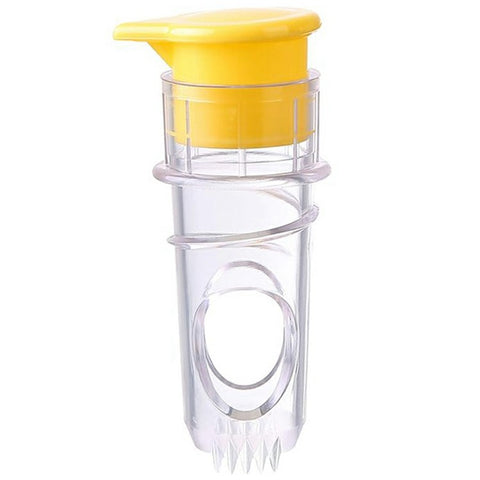 Multi-Function Manual Lemon Squeezer Hand Fruit Juicer with Built-In Filter (BPA Free, No FDA)
