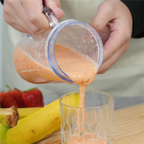 Portable Juicer 1200mAh Household Rechargeable Mini Juicer Cup(No FDA, BPA Free)