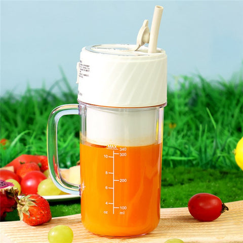 Portable Juicer 1200mAh Household Rechargeable Mini Juicer Cup(No FDA, BPA Free)