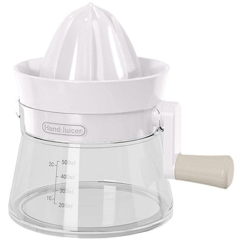 Manual Juicer Rotating Hand Crank Citrus Juicer Fruit Squeezer for Orange Lemon Watermelon (BPA Free, No FDA)