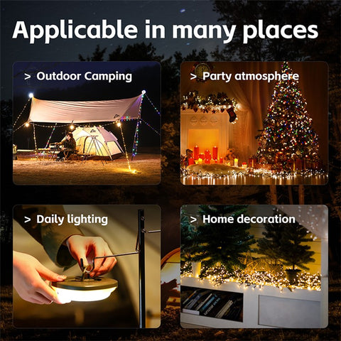 WEST BIKING YP0701425 Camping LED Tent Light Outdoor Campsite Atmosphere Canopy Light