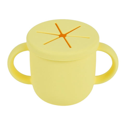 ZP2004C 250ml Toddler Silicone Cup Anti-fall Kids Snack Storage Cup (FDA Certified, BPA-Free)