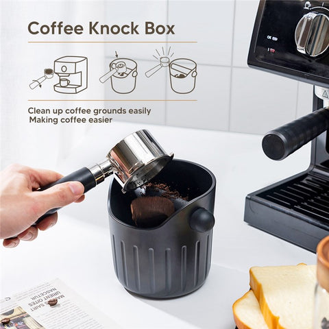 Coffee Powder Residue Box Detachable Knock Bar Coffee Grounds Recycling Bucket Grinding Trash Bin