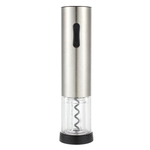 Electric Wine Bottle Opener USB Rechargeable Automatic Corkscrew with Foil Cutter Base