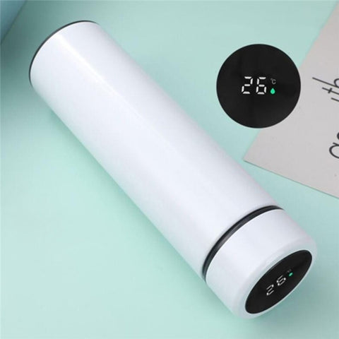 500ML Smart Thermos Bottle 304 Stainless Steel Temperature Display Insulated Intelligent Coffee Cup (No FDA Certificate)