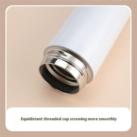 500ML Smart Thermos Bottle 304 Stainless Steel Temperature Display Insulated Intelligent Coffee Cup (No FDA Certificate)